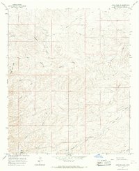 Lewis Peak NE 1965 topographic map thumbnail