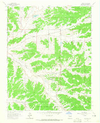 Lindrith 1963 topographic map thumbnail