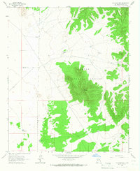 Lion Mountain 1965 topographic map thumbnail