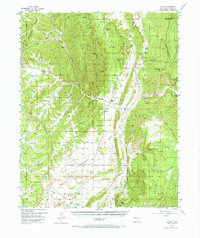 Llaves 1955 topographic map thumbnail