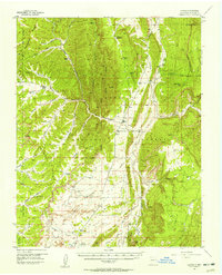 Llaves 1955 topographic map thumbnail