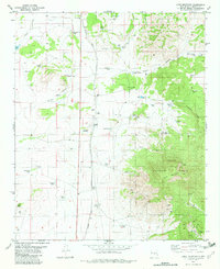 Lone Mountain 1982 topographic map thumbnail