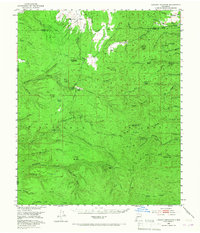 Lookout Mountain 1949 topographic map thumbnail