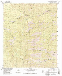 Lookout Mountain 1981 topographic map thumbnail