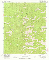 Lookout Mountain 1981 topographic map thumbnail