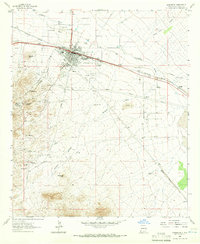 Lordsburg 1963 topographic map thumbnail