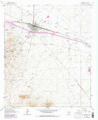 Lordsburg 1963 topographic map thumbnail
