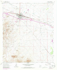 Lordsburg 1963 topographic map thumbnail