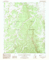 Los Indios Canyon 1983 topographic map preview