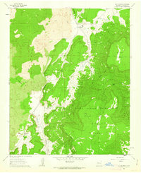 Los Pilares 1961 topographic map thumbnail