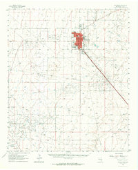 Lovington 1962 topographic map thumbnail