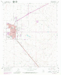 Lovington 1962 topographic map thumbnail