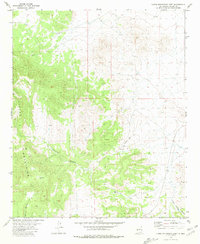 Luera Mountains East 1981 topographic map preview