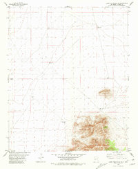 Luera Mountains NW 1981 topographic map thumbnail