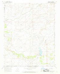 Lybrook SE 1966 topographic map thumbnail
