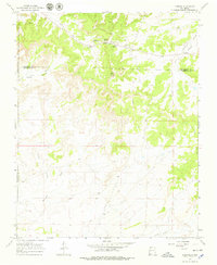 Lybrook 1966 topographic map thumbnail