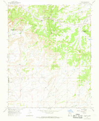Lybrook 1966 topographic map thumbnail