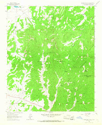Madre Mountain 1964 topographic map thumbnail
