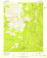 Magote Peak 1953 topographic map thumbnail