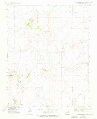Malpie Mountain 1972 topographic map thumbnail
