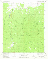 Mangas Mountain 1981 topographic map thumbnail