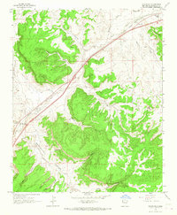 Manuelito 1963 topographic map thumbnail