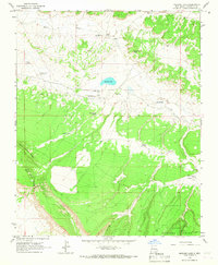 Mariano Lake 1963 topographic map thumbnail