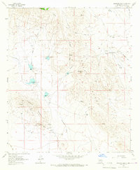 Massacre Peak 1964 topographic map thumbnail