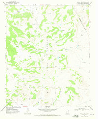 Medina Mesa 1968 topographic map thumbnail