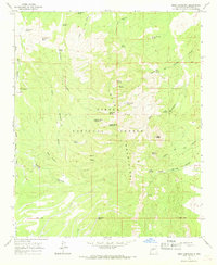Mesa Cencerro 1964 topographic map thumbnail