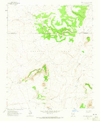 Mesa Cherisco 1963 topographic map thumbnail