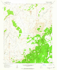 Mesa Cortada 1961 topographic map thumbnail
