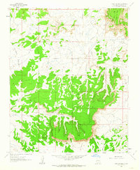 Mesa Portales 1961 topographic map thumbnail