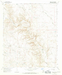 Mesa SW 1967 topographic map thumbnail