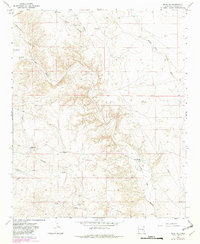 Mesa SW 1967 topographic map thumbnail