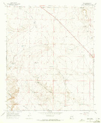 Mesa 1967 topographic map thumbnail