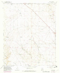Mesa 1967 topographic map thumbnail