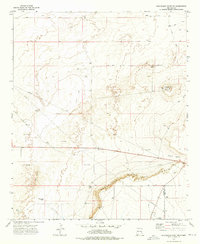 Mescalero Point NE 1973 topographic map thumbnail