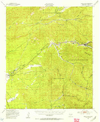 Mescalero 1950 topographic map thumbnail