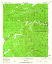 Mescalero 1950 topographic map thumbnail