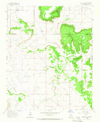 Mesita Del Gato 1963 topographic map thumbnail