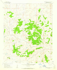 Mesita Del Gavilan 1961 topographic map thumbnail