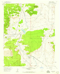 Mesita 1957 topographic map thumbnail