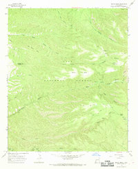 Middle Mesa 1965 topographic map thumbnail