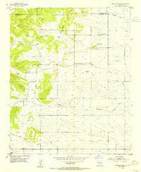 Milbourn Ranch 1954 topographic map thumbnail
