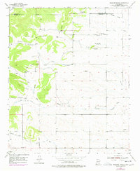 Milbourn Ranch 1954 topographic map thumbnail