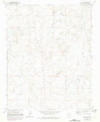 Milk Lake 1970 topographic map thumbnail
