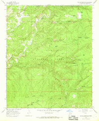 Milligan Mountain 1965 topographic map thumbnail
