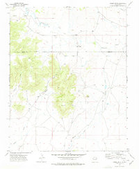 Minnie Butte 1973 topographic map thumbnail