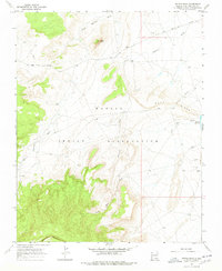 Mitten Rock 1966 topographic map thumbnail